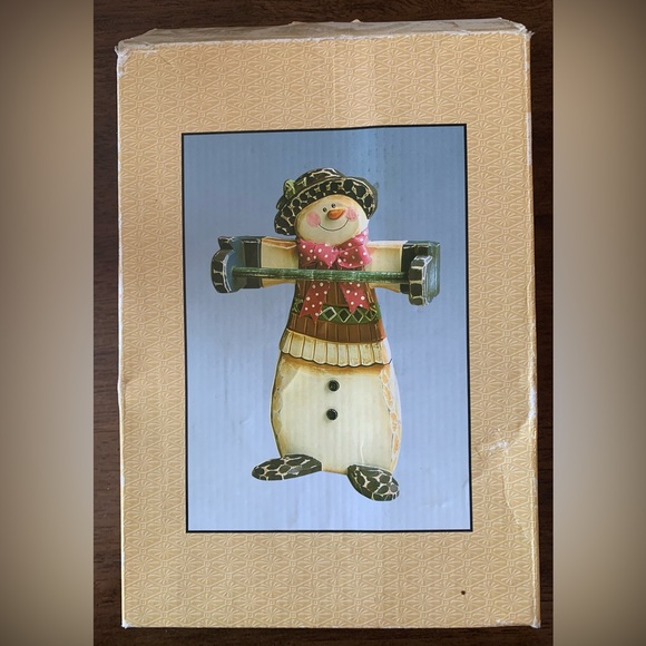 NIB Snowman Candy Cane Holder - Picture 4 of 5